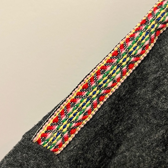 🍭 3/$30 Anthropologie knit top with colorful beaded embroidered accents - Picture 10 of 14